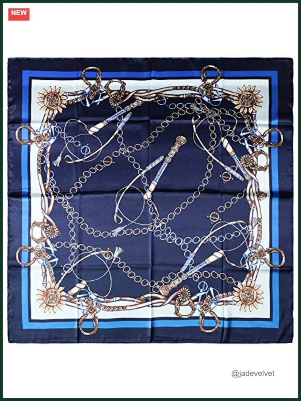 Satin Head Scarf Silk Feel Hair Wrap 35x35 Square Bandana